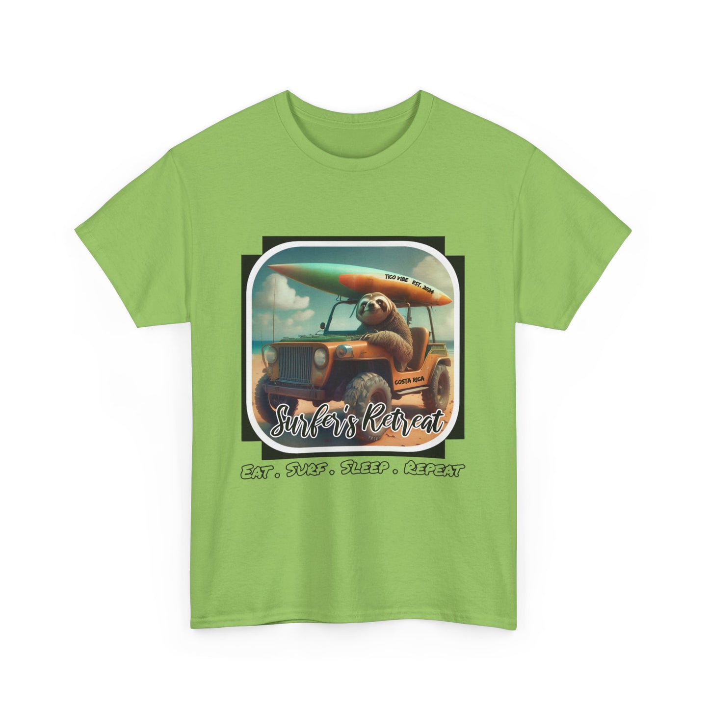 "Surfers Retreat" Unisex Heavy Cotton Tee