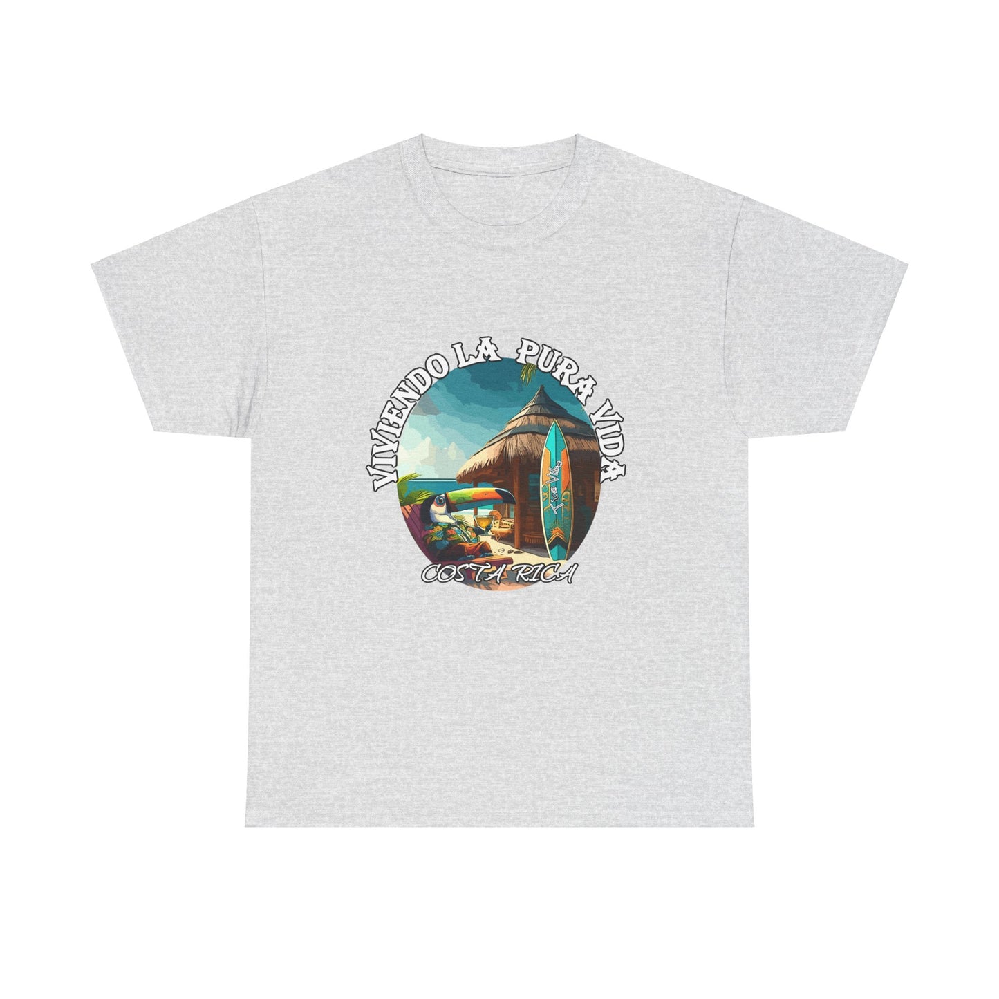 "Viviendo la Pura Vida" Unisex Heavy Cotton Tee