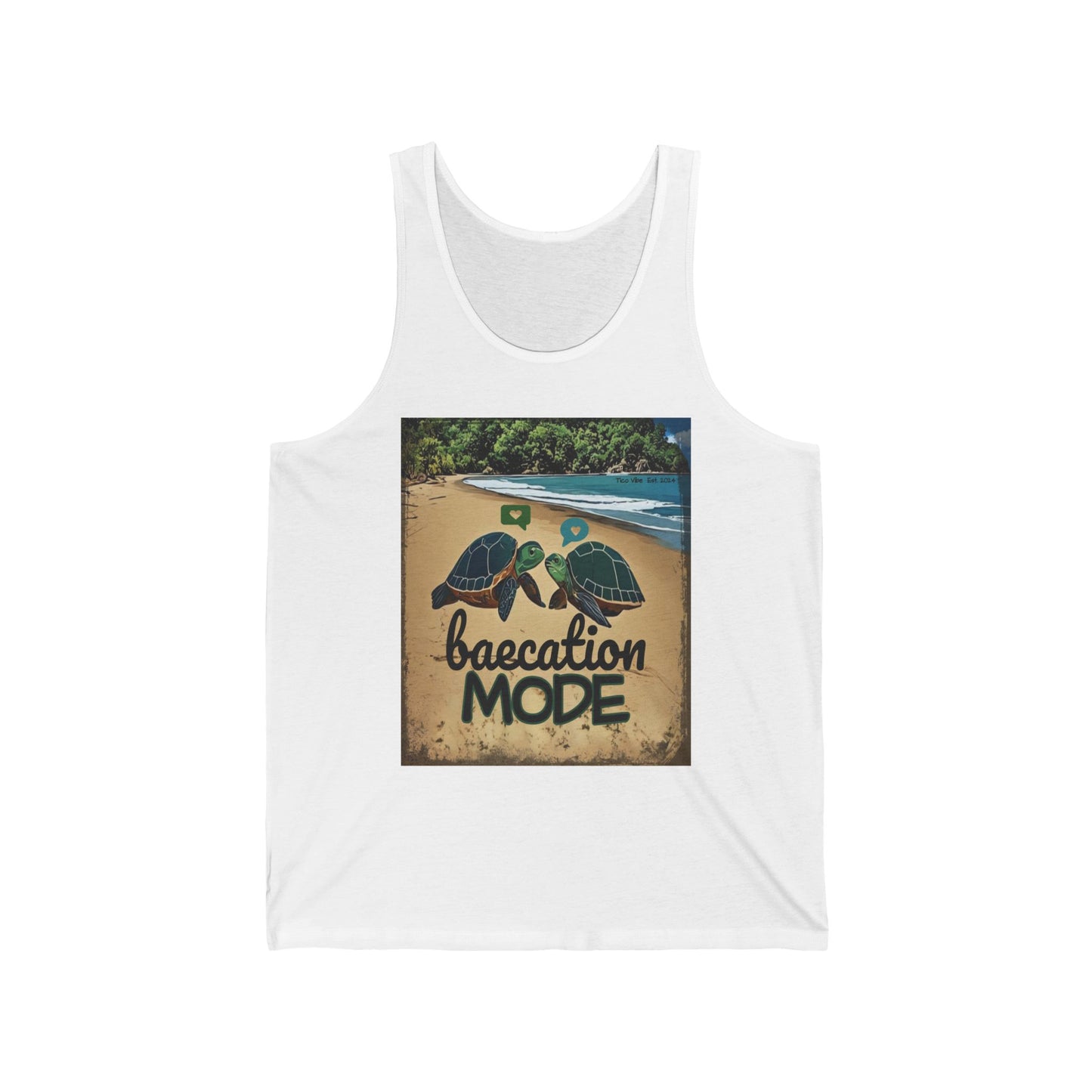 "Baecation Mode" Unisex Jersey Tank