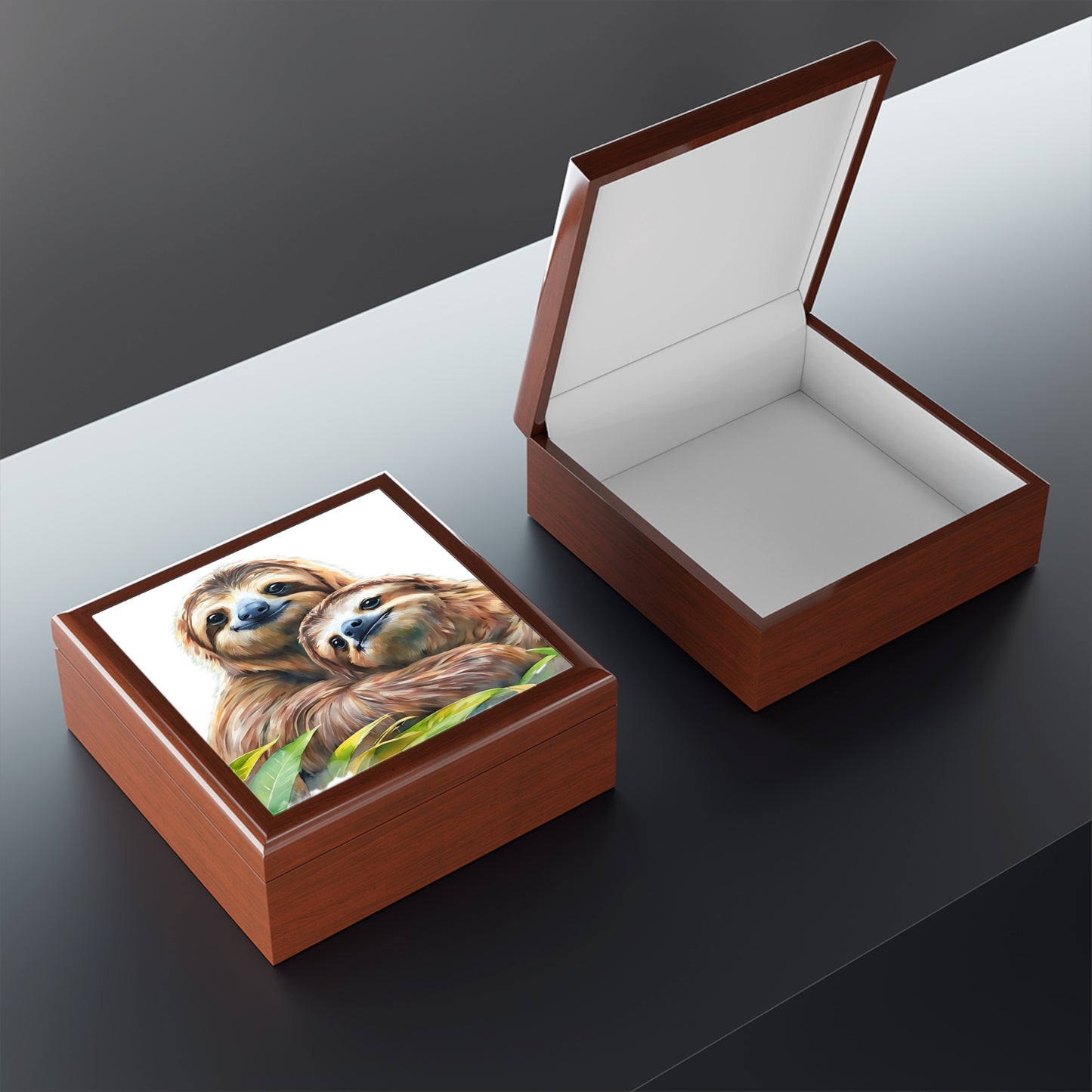 Sloth Love Jewelry Box