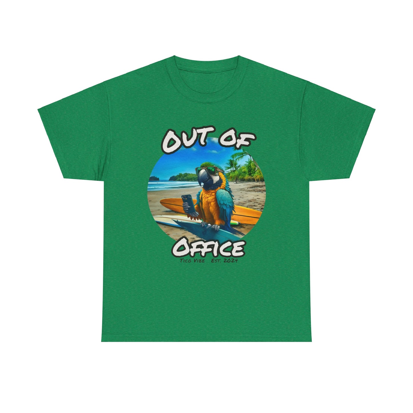 Out of Office Vibes – Unisex Heavy Cotton Tee