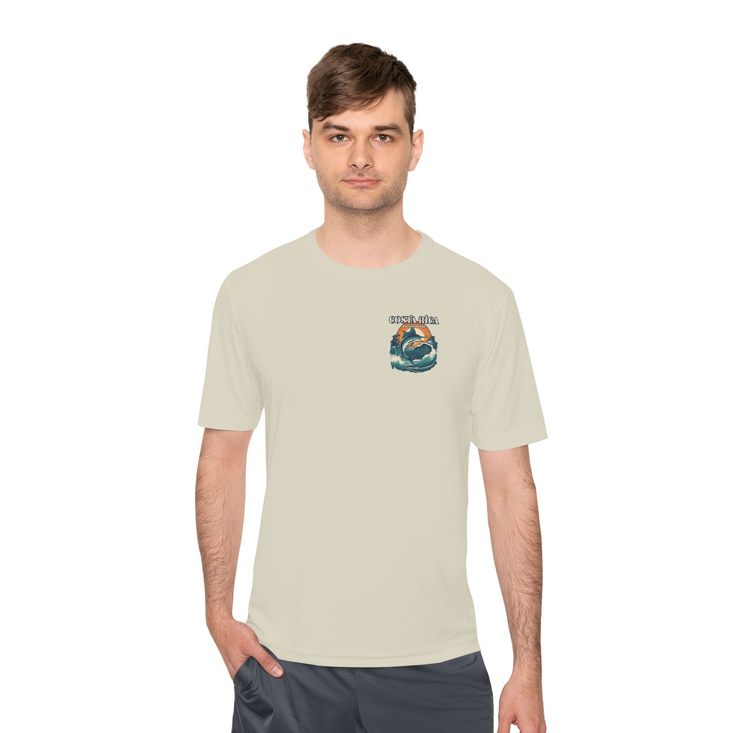 Costa Rica Marlin Fishing Unisex Moisture-Wicking Performance Tee