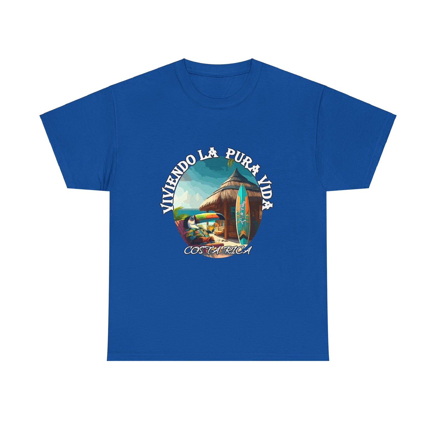 "Viviendo la Pura Vida" Unisex Heavy Cotton Tee