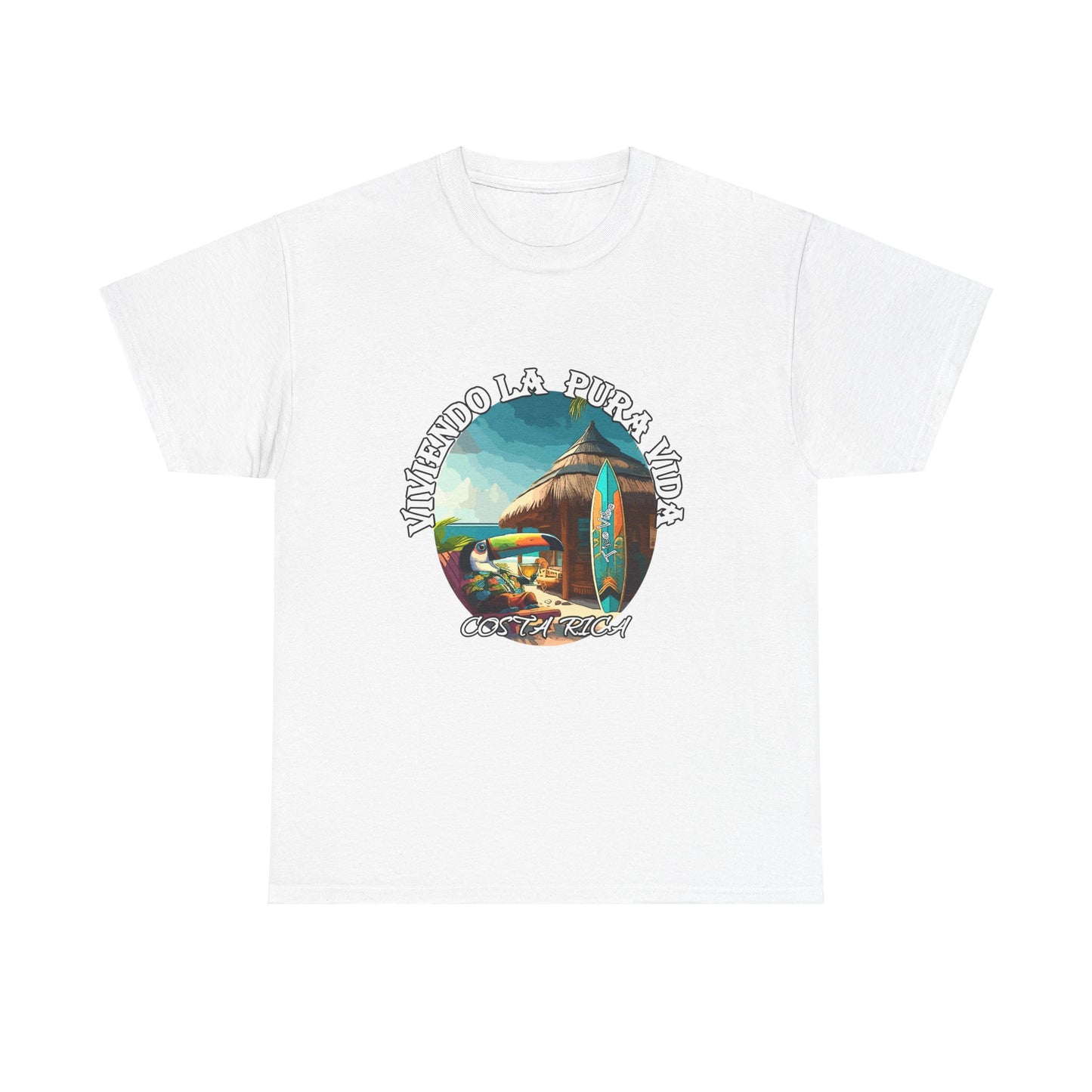 "Viviendo la Pura Vida" Unisex Heavy Cotton Tee