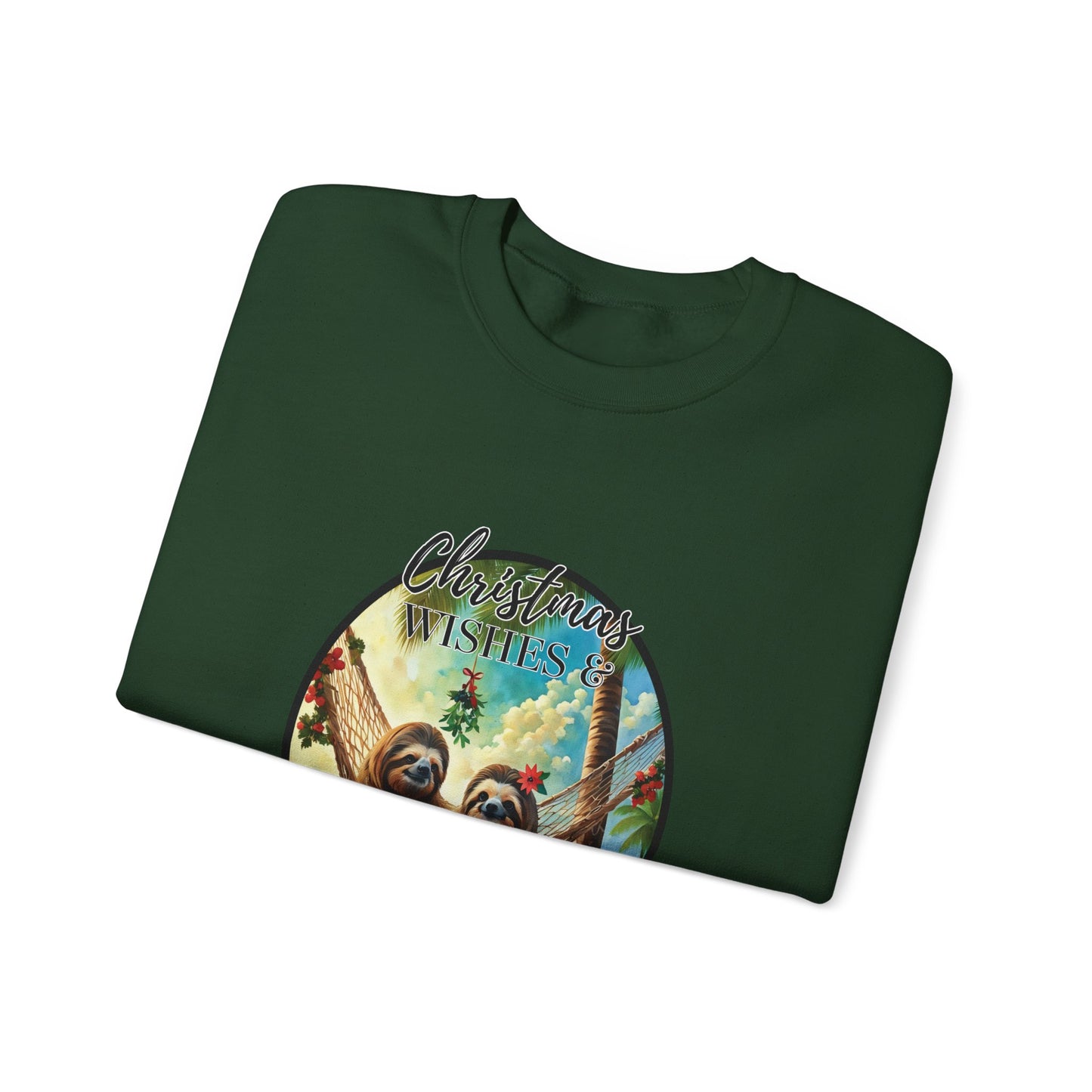 "Sloth-y Kisses"Unisex Heavy Blend™ Crewneck Sweatshirt
