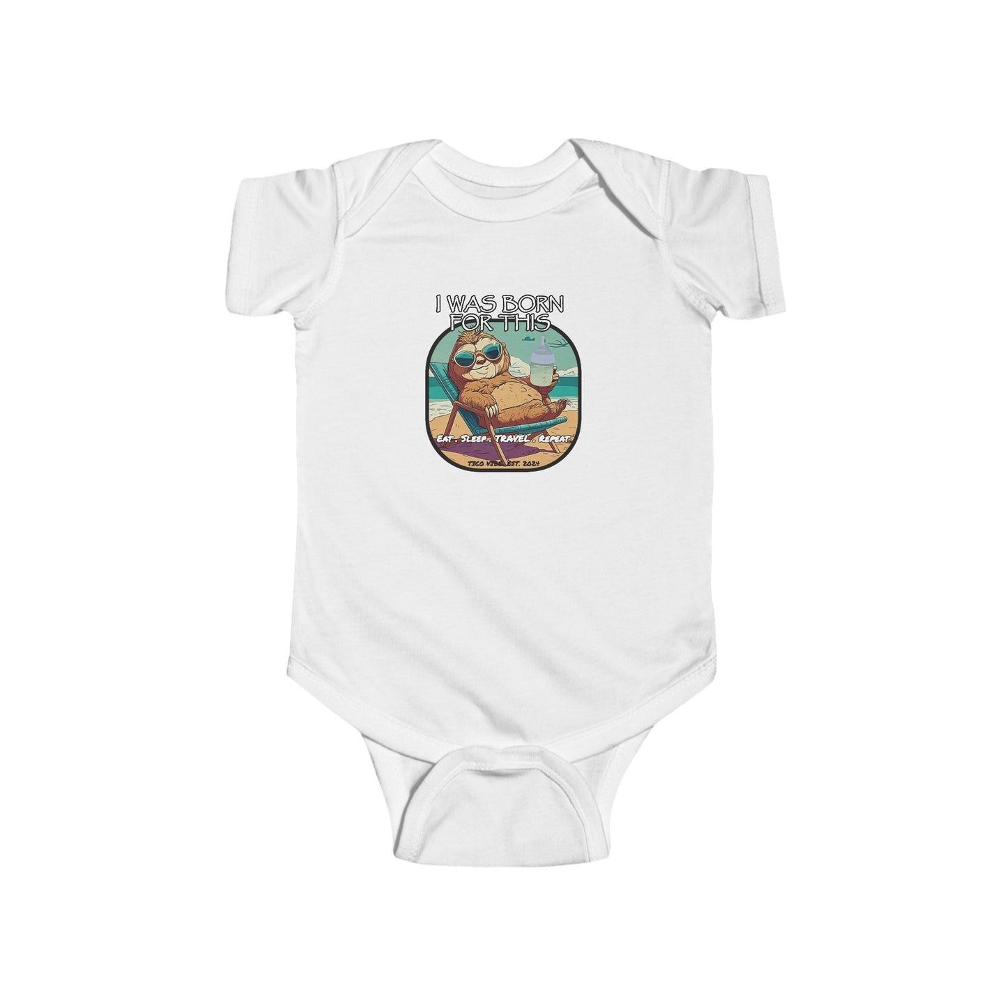 "I was born for this" Infant Fine Jersey Bodysuit
