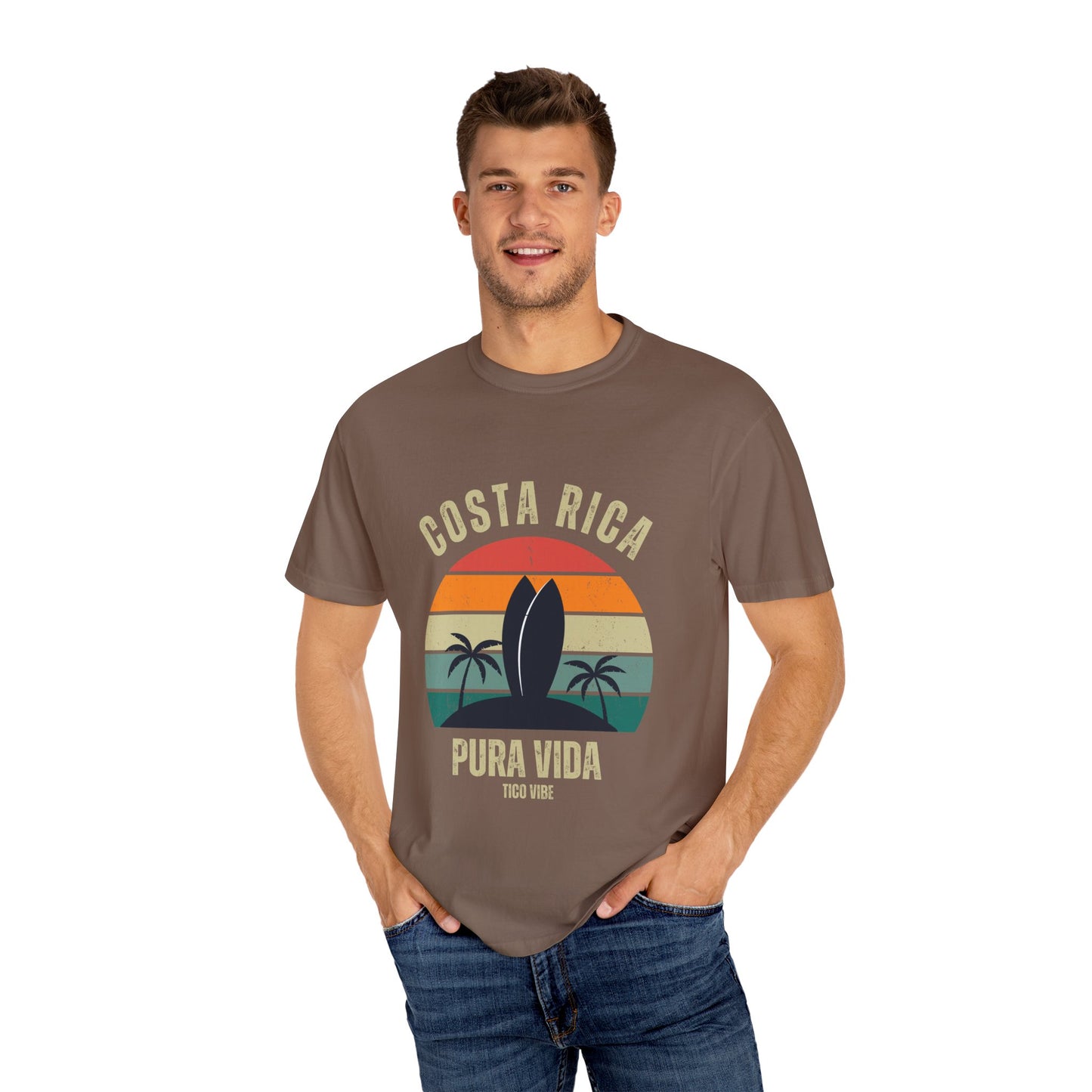 "Costa Rica PV" Unisex Garment-Dyed T-shirt