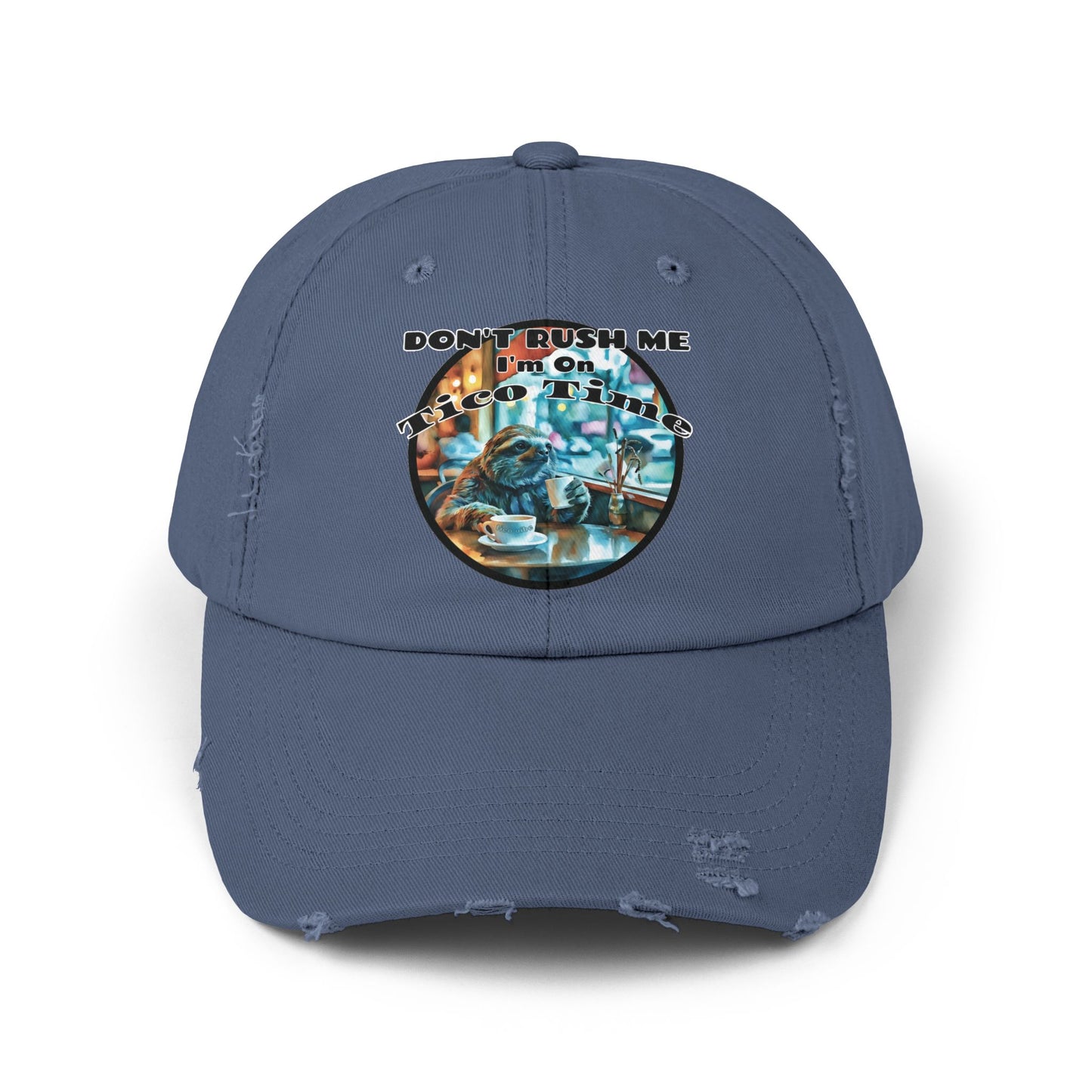 Tico Time – Unisex Distressed Cotton Cap