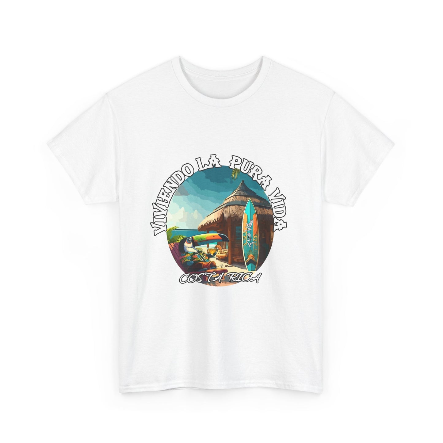 "Viviendo la Pura Vida" Unisex Heavy Cotton Tee