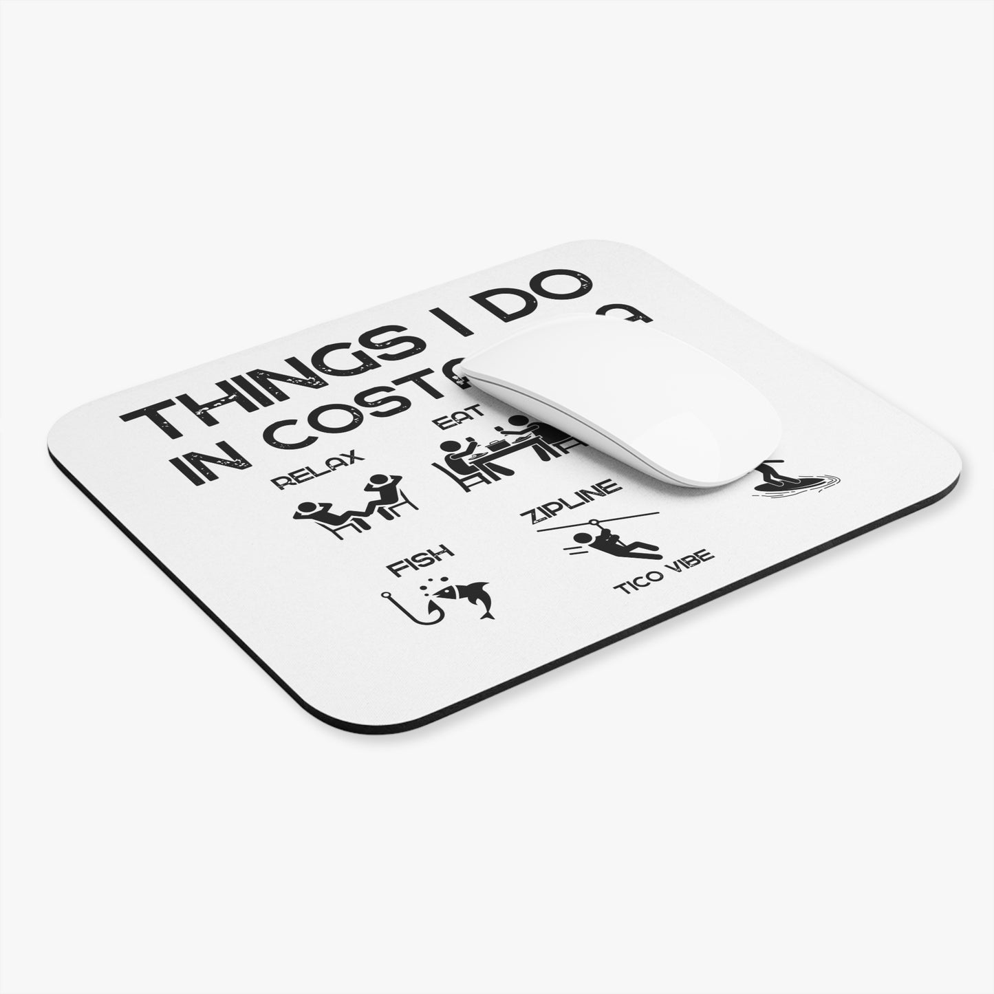 "Things I Do in Costa Rica" Mouse Pad (Rectangle)