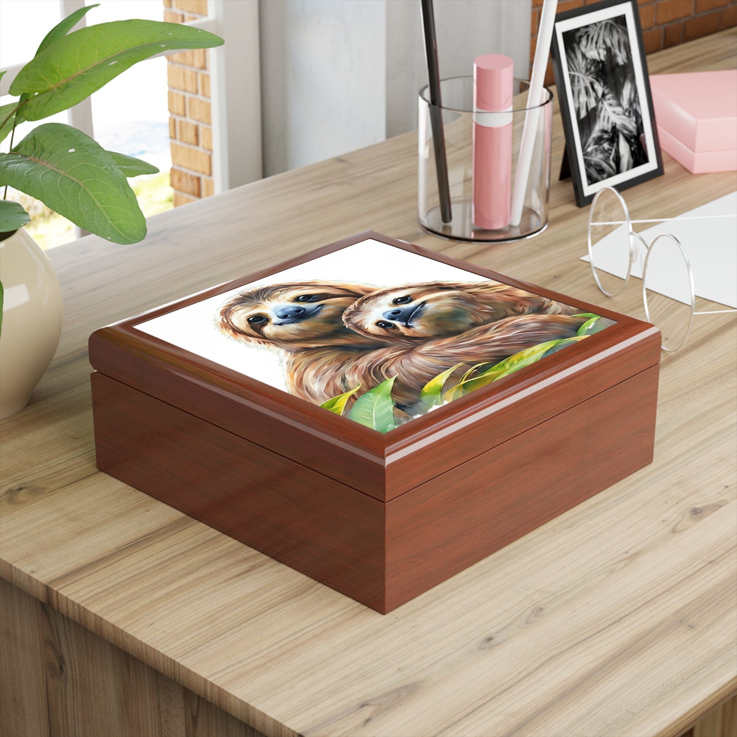 Sloth Love Jewelry Box