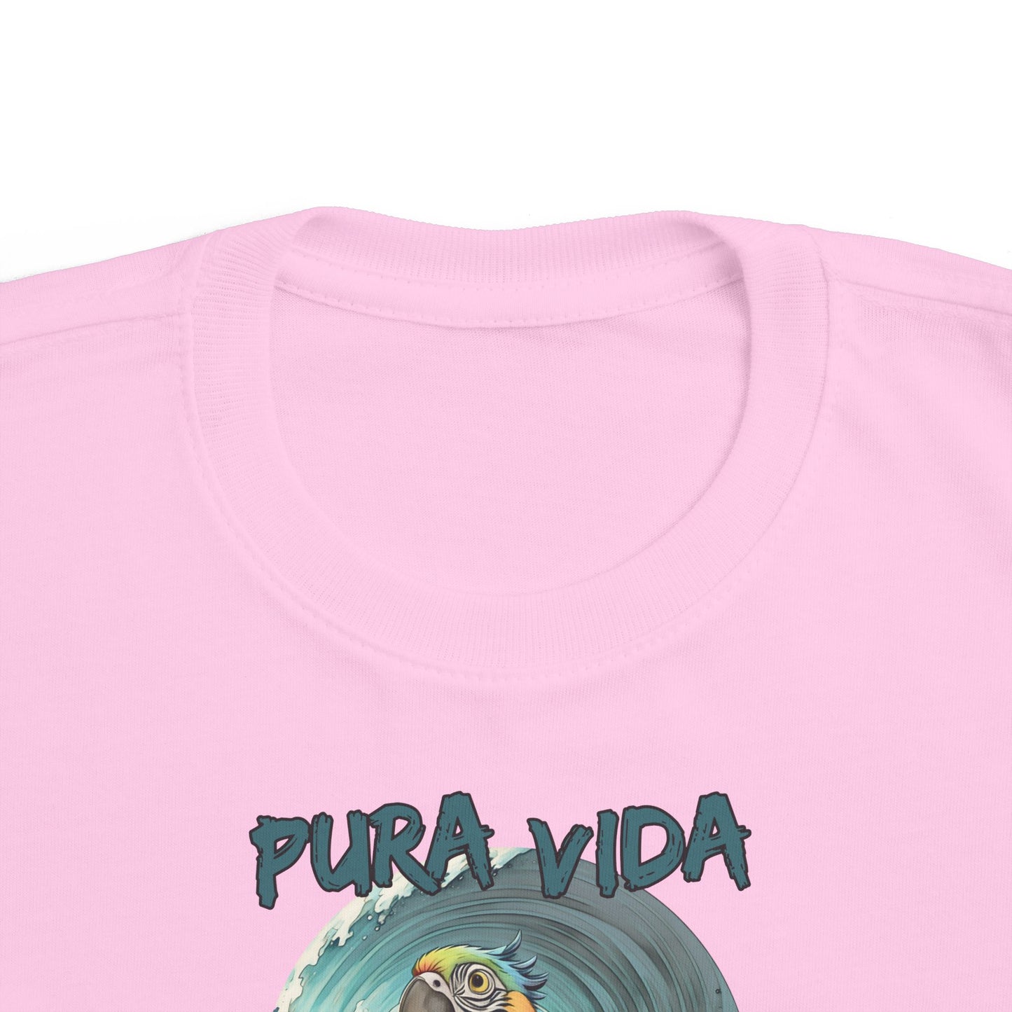 Pura Vida Surfing Macaw Toddler's Fine Jersey Tee