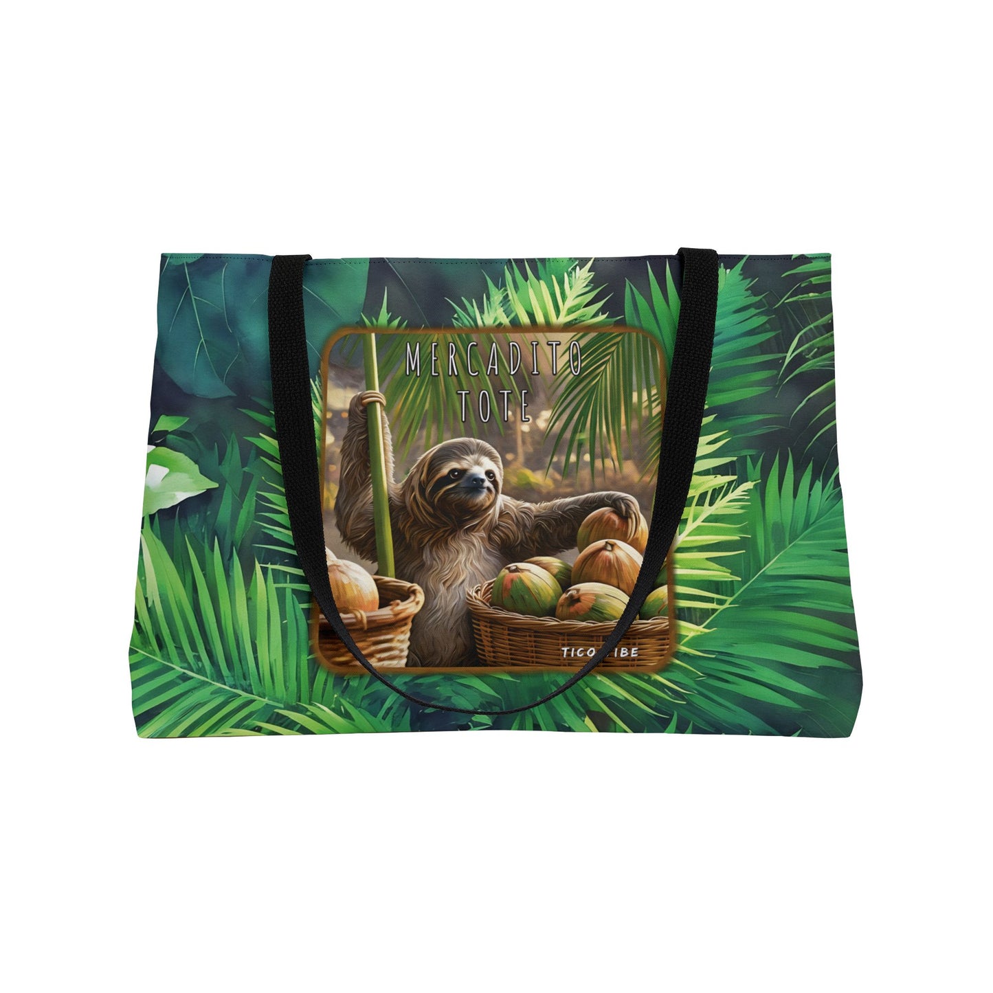 Mercadito Sloth Weekender Tote Bag