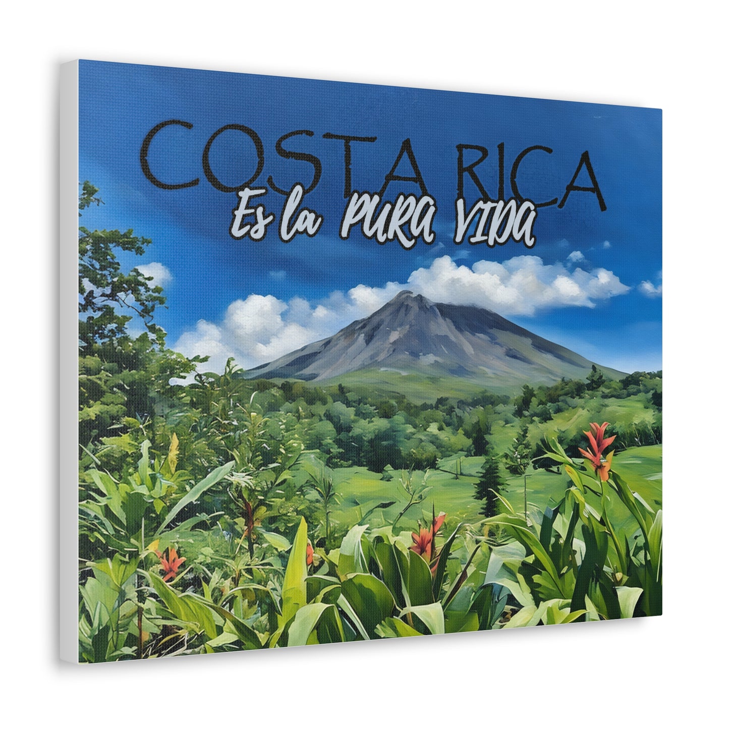 "Costa Rica es la Pura Vida" Canvas Gallery Wraps