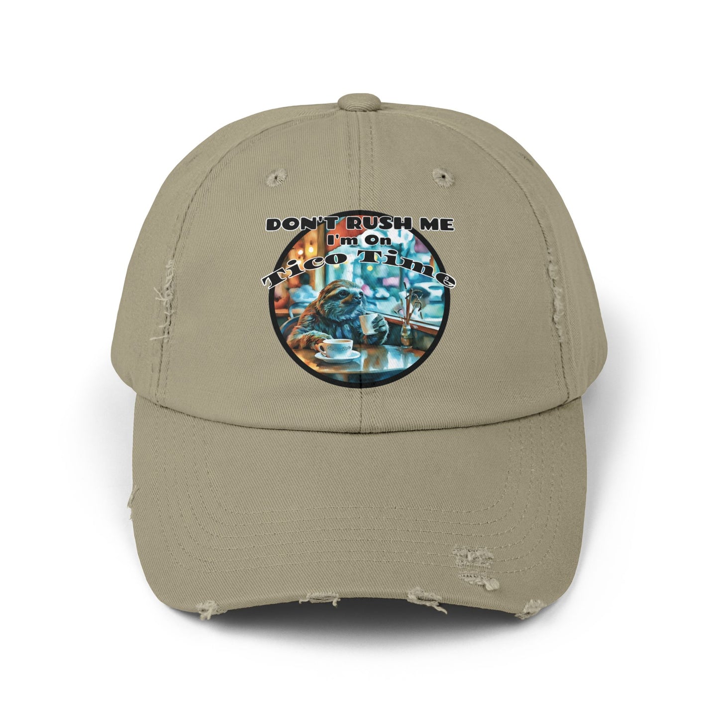 Tico Time – Unisex Distressed Cotton Cap
