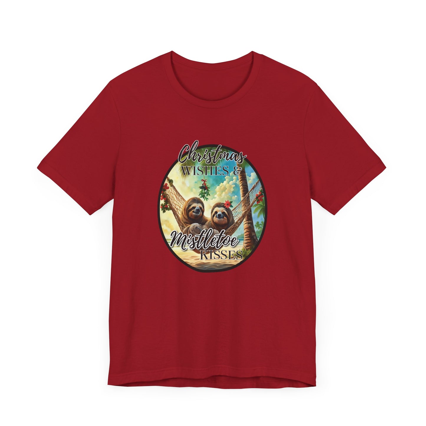 "Slothy Kisses" Unisex Jersey Short Sleeve Tee