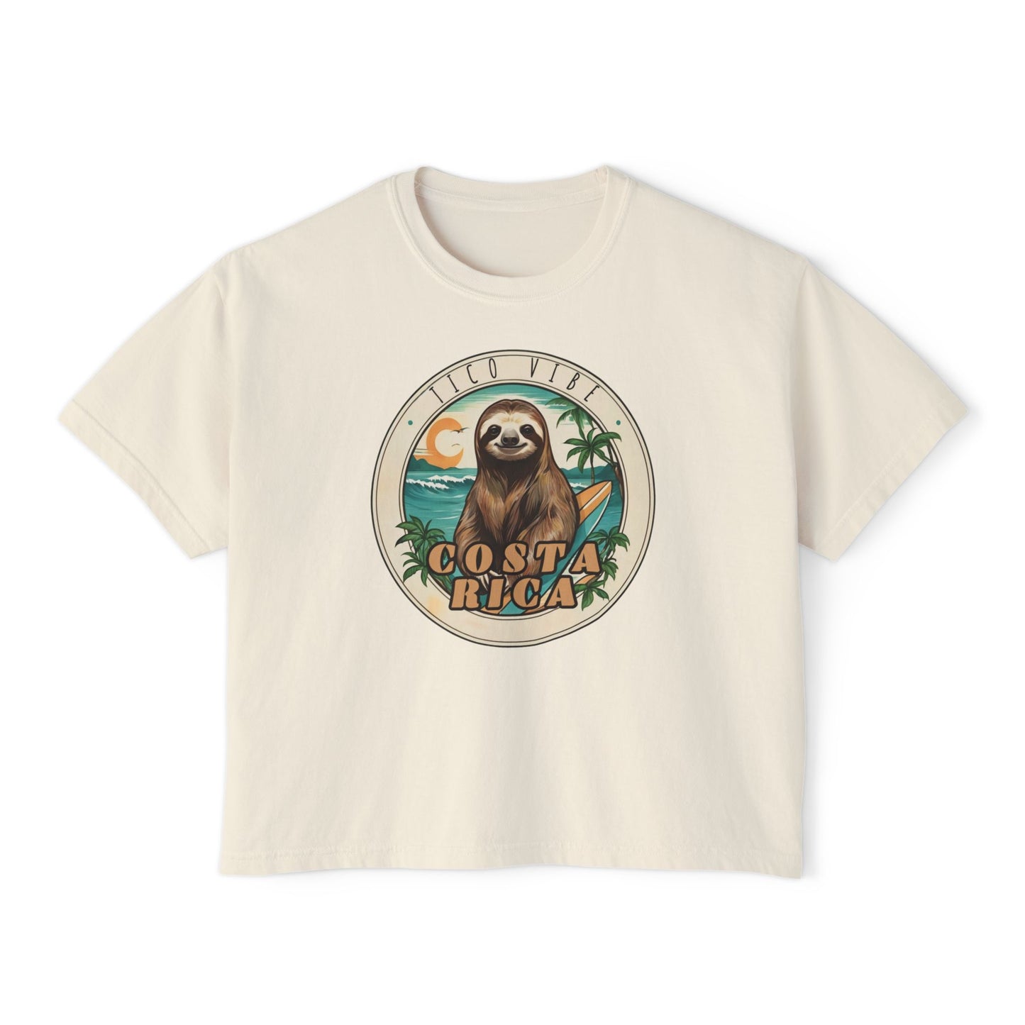Ticovibe Costa Rica Women's Boxy Tee