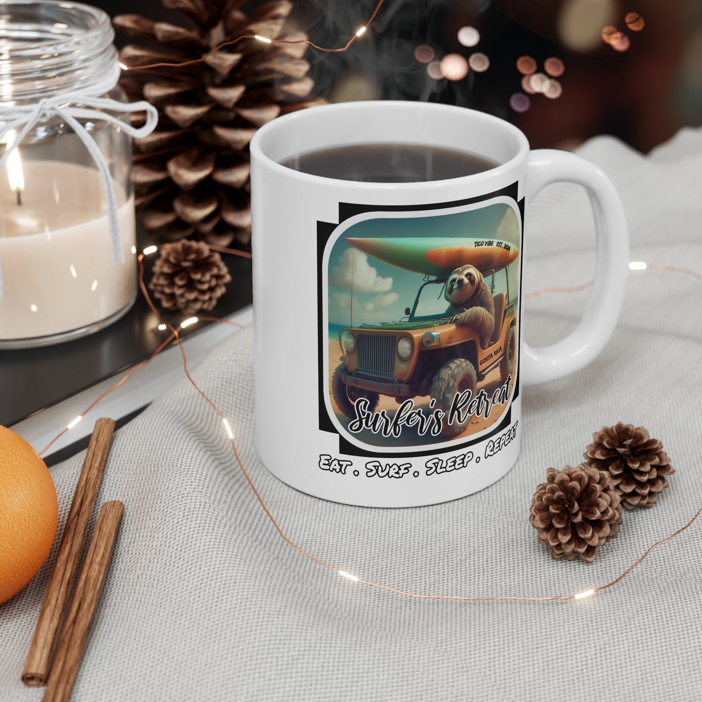 "Surfers Retreat" (R) Mug 11oz